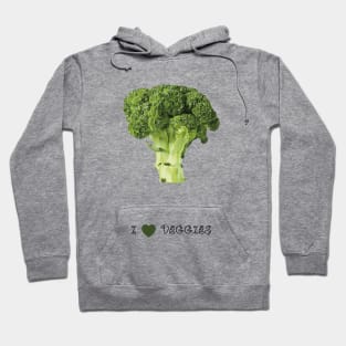 Broccoli - I love veggies Hoodie